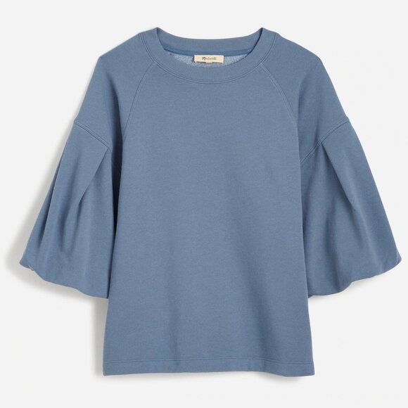 Madewell Tops - Madewell Puff-Sleeve Sweatshirt Tee Size Medium